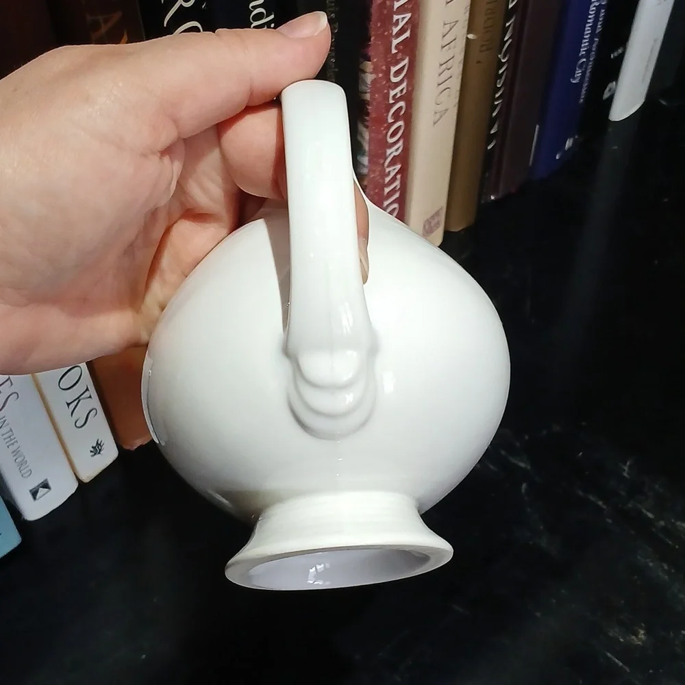 Fiesta Ware White Gravy/Sauce Boat